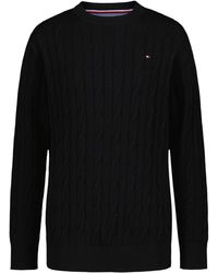 Tommy Hilfiger - Boys 8-20 Crewneck Cable Knit Sweater - Lyst