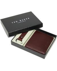 Ted Baker - 2-piece Brockwell Bi-fold Wallet And Keychain Set - Lyst