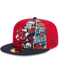 KTZ - Red/navy St. Louis Cardinals 2025 Mlb Diamond Hero Edition 59fifty Fitted Hat - Lyst