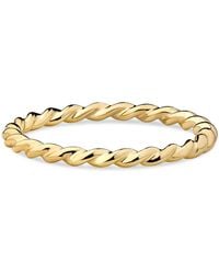 DEVATA - Twisted Rope Ring - Lyst