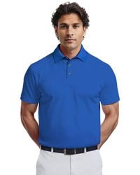 PGA TOUR - Airflux Regular-fit Mesh Performance Golf Polo Shirt - Lyst