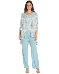 R & M Richards - 3-pc. Metallic Jacquard Jacket - Lyst