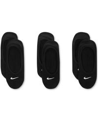 Nike - Everyday Lightweight Training Footie Socks 3 Pairs - Lyst