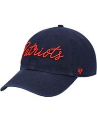 '47 - New England Patriots Vocal Clean Up Adjustable Hat - Lyst
