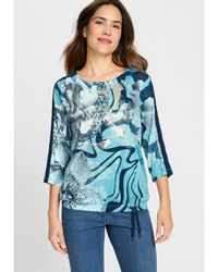 Olsen - Panneaux Print T-shirt - Lyst