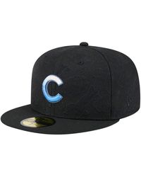 KTZ - Chicago Cubs Tonal Koi 59fifty Fitted Hat - Lyst