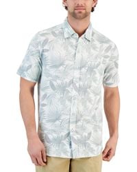 Tommy Bahama - San Lucio Fallen Fronds Islandzone Moisture-wicking Printed Button-down Shirt - Lyst