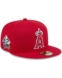 KTZ - Los Angeles Angels 2025 Jackie Robinson Day 59fifty Fitted Hat - Lyst