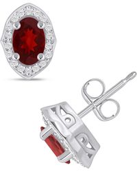 Macy's - Gemstone And Diamond ((1/5 Ct. T.w. - Lyst