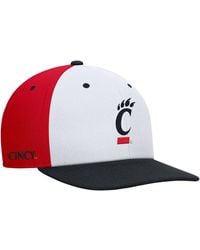 Nike - White/red Cincinnati Bearcats Pro Performance Snapback Hat - Lyst