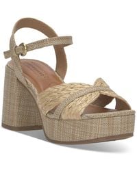 Lucky Brand - Marrika Block-heel Platform Dress Sandals - Lyst