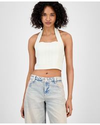 Guess - Sofie Sweater Halter Top - Lyst