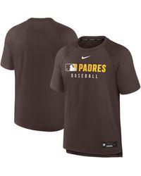 Nike - San Diego Padres Authentic Collection Pregame Raglan Performance T-shirt - Lyst
