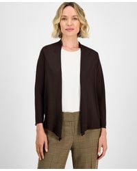 Kasper - Long Sleeve Cardigan Sweater - Lyst