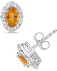 Macy's - Gemstone And Diamond ((1/5 Ct. T.w. - Lyst