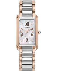 Citizen - Classic Bianca Stainless Steel Bracelet Watch 32.4mm - Lyst