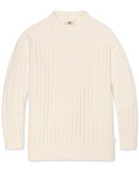 UGG - Riz Ribbed Long-sleeve Knit Sleep Top - Lyst