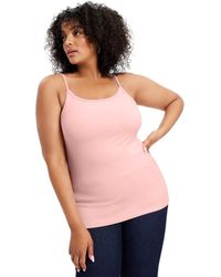 June + Vie - June + Vie Plus Size June + Vie One+only Bra Cami - Lyst