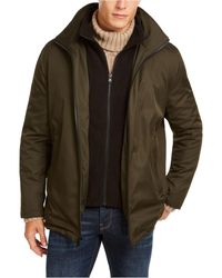 Calvin Klein Ripstop Full-zip Jacket With Fleece Bib in ...