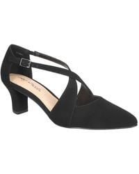 Easy Street - Elegance Cross Strap Front Pumps - Lyst