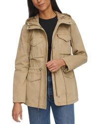 Levi's - Lightweight Washed Cotton Military Jacket - Lyst
