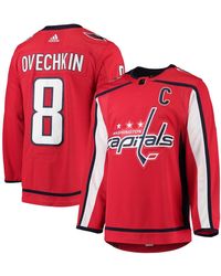 adidas - Alexander Ovechkin Washington Capitals Home Captain Patch Authentic Pro Player Jersey - Lyst