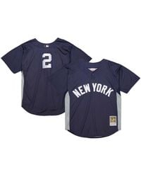 Mitchell & Ness - Derek Jeter New York Yankees Cooperstown Collection Batting Practice Jersey - Lyst