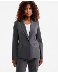 Kasper - Washable Bi-stretch Notch-collar One-button Jacket - Lyst