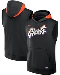 Nike - San Francisco Giants 2025 City Connect Performance Sleeveless Pullover Hoodie - Lyst