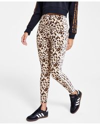 adidas - Essentials 3-stripe Animal-print 7/8 leggings - Lyst