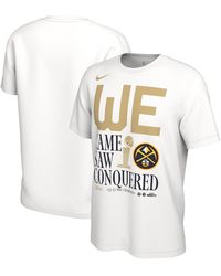 Nike - Denver nuggets 2023 Nba Finals Champions Celebration Parade T-shirt - Lyst