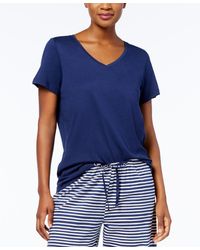 Hue - V-neck Cotton-blend Top - Lyst