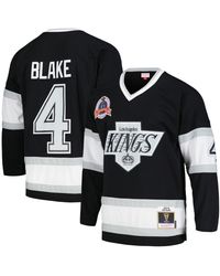 Mitchell & Ness - Rob Blake Los Angeles Kings 1992/93 Blue Line Player Jersey - Lyst