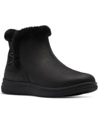 Clarks - Cloudsteppers Breeze Wedge Ankle Booties - Lyst