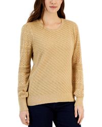 Style & Co. - Pointelle Mixed-stitch Sweater - Lyst