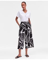 INC International Concepts - Printed Pull-on Wide-leg Pants - Lyst