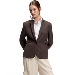 BOSS - Boss By Angled Dart Slim-fit Blazer - Lyst