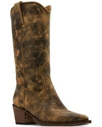 Steve Madden - Albany Western Cowboy Boots - Lyst