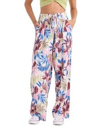 Volcom - Pull-on Wide-leg Swim Cover-up Pants - Lyst