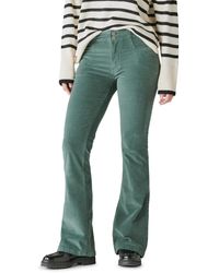 Lucky Brand - High-rise Stevie Flare In Fairytale Green - Lyst