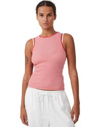 Cotton On - The One Rib Racer Tank Top - Lyst