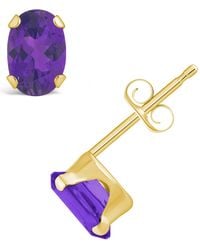 Macy's - Gemstone Stud Earrings - Lyst