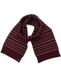 Kate Spade - Garter Stitch Stripe Knit Scarf - Lyst