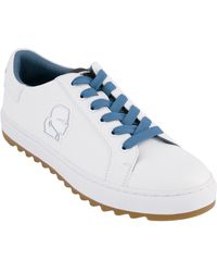 Karl Lagerfeld - Tumbled Leather Karl Head Patch Sneakers - Lyst