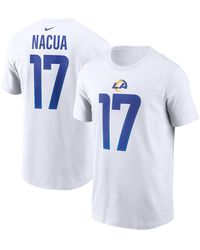 Nike - Puka Nacua Los Angeles Rams Player Name And Number T-shirt - Lyst