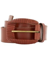 Frye - 35mm Wrapped Buckle Leather Belt - Lyst