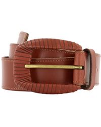 Frye - 35mm Wrapped Buckle Leather Belt - Lyst
