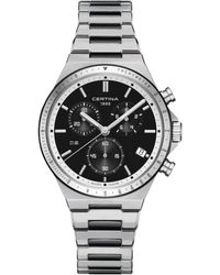 Certina - Swiss Chronograph Ds-7 Stainless Steel Bracelet Watch 41mm - Lyst