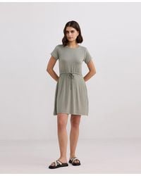 REISTOR - Drawstring Short T-shirt Dress - Lyst