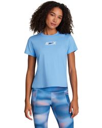 Reebok - Short-sleeve Crew Neck Pull-on T-shirt - Lyst